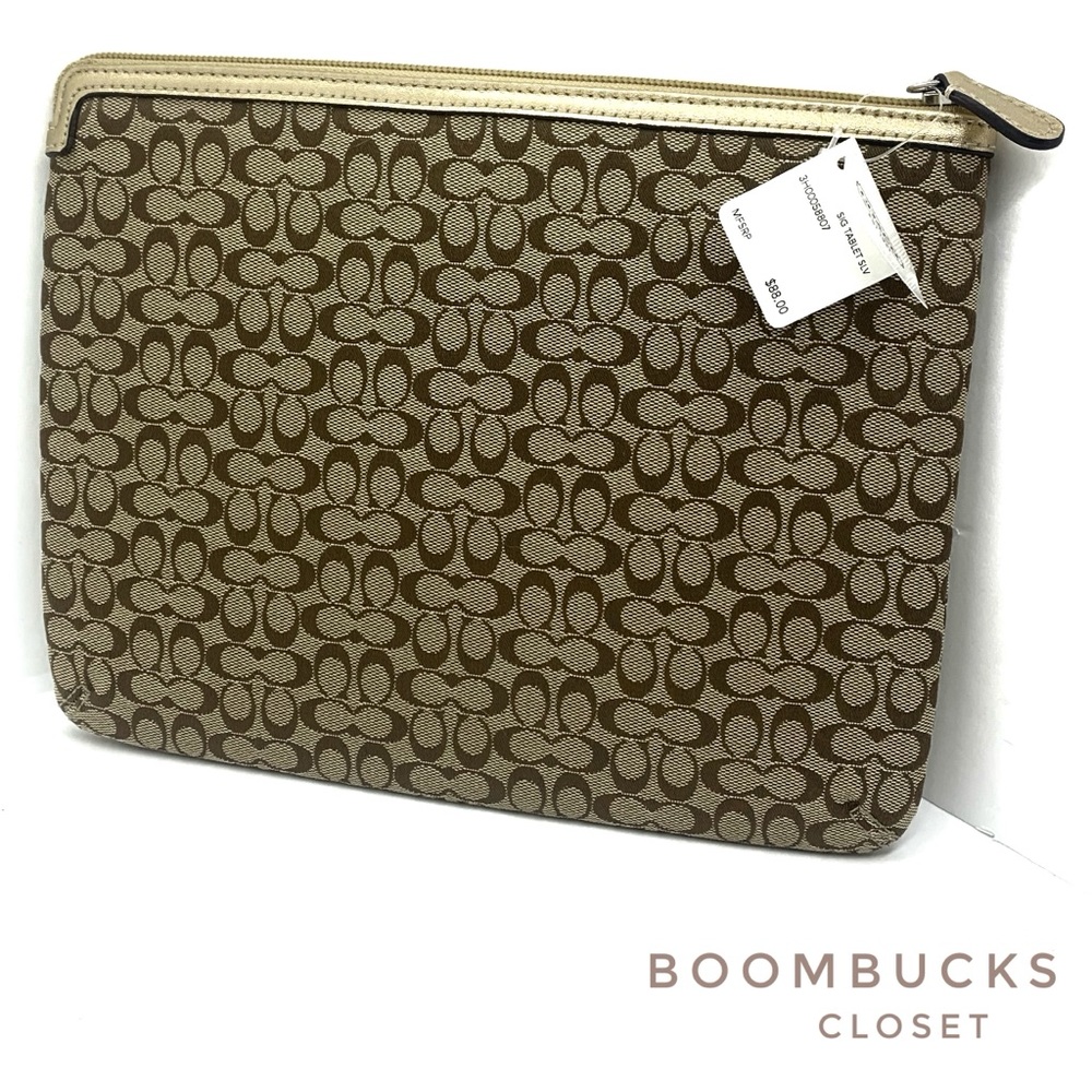 Coach iPad tablet sleeve
